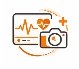 Record vital signs and photos