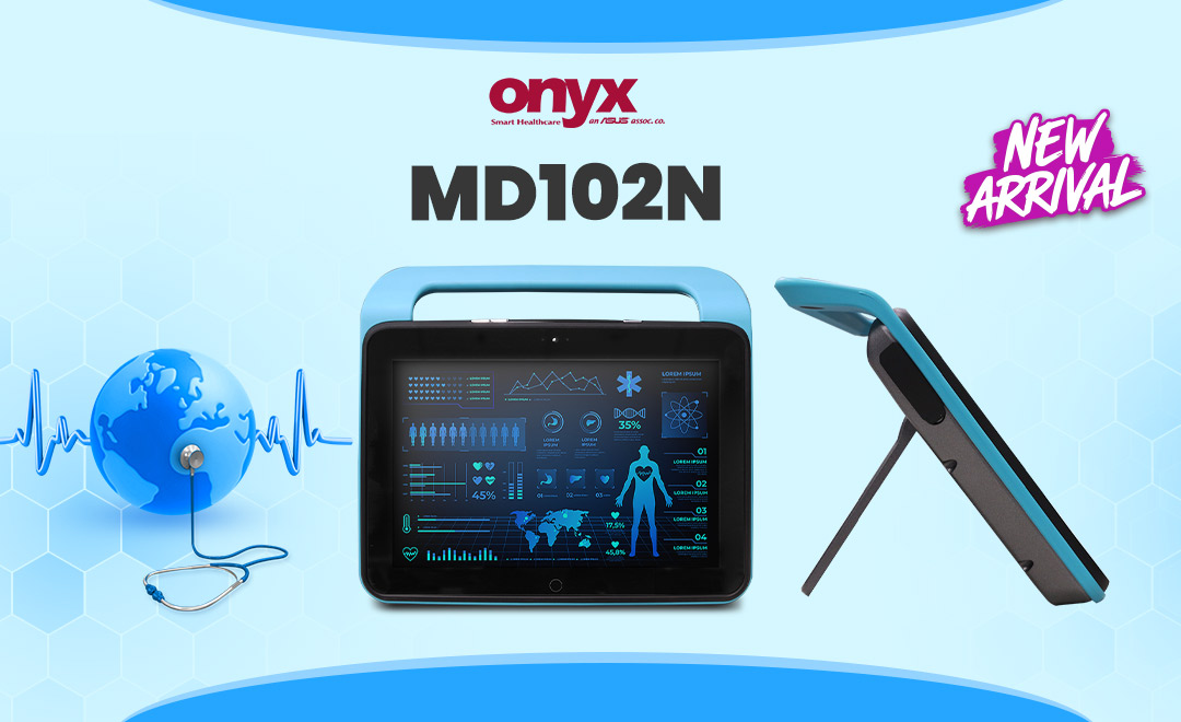 Introducing Onyx MD102N - 10” Medical-Grade Tablet Built for Clinical Mobility