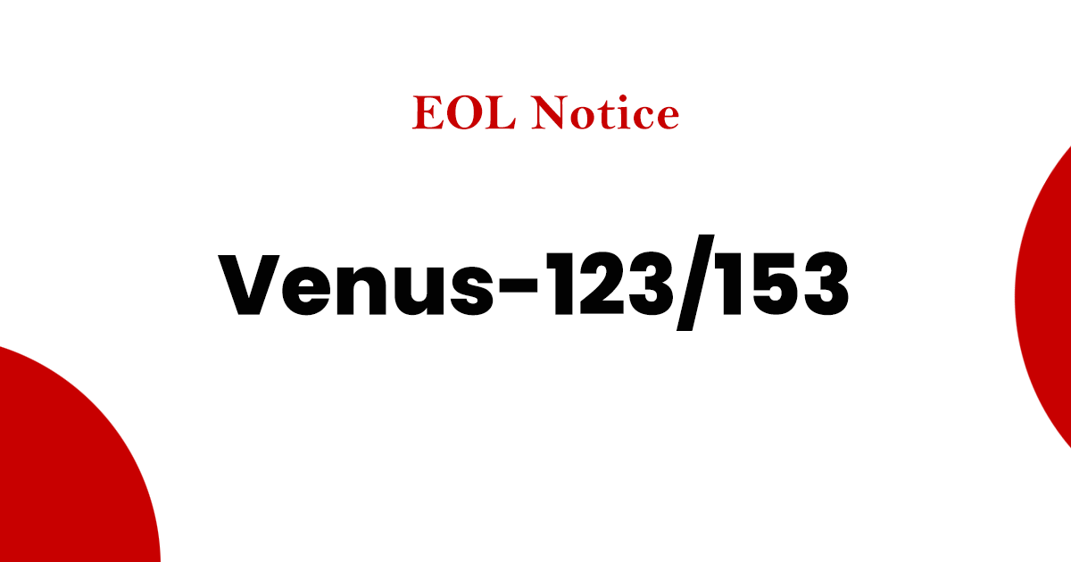 (EOL) Notice-Venus-123/153